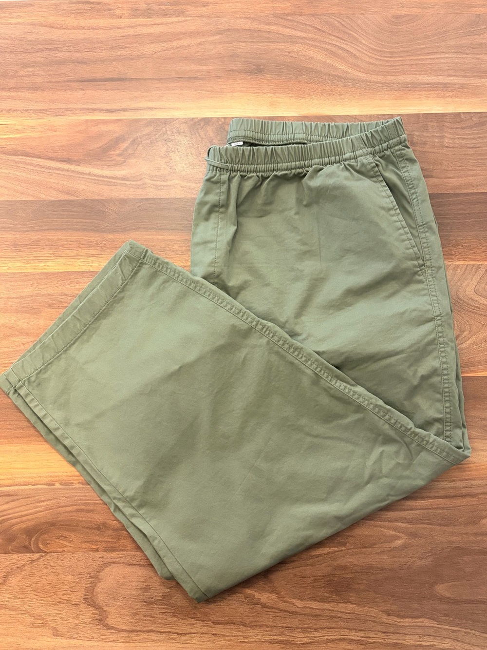GAP Women’s Olive Mid Rise Easy Barrel Khaki Pants | XXL